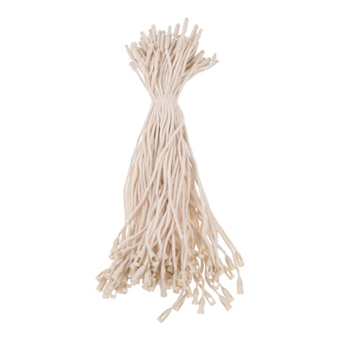 IMIKEYA 1 Satz Baumwoll Preisschilder Befestiger Groß Beige Baumwollhängekordeln Für Kleidung Etiketten Shop Zubehör Namensschilder Kennzeichnen 1000 Stück von IMIKEYA