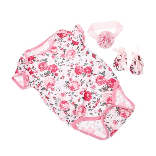 IMIKEYA 1 Satz DRÜCK- Schuhe puppenkleidung Puppen Kleidungsset Puppen Outfit Puppen Kleidung Puppe Stirnband Strampler für Neugeborene Babys -Outfit Baumwolle IMIKEYA 1 Satz DRÜCK- Schuhe puppenkleidung Puppen Kleidungsset Puppen Outfit Puppen Kleidung Puppe Stirnband Strampler für Neugeborene Babys -Outfit Baumwolle von IMIKEYA