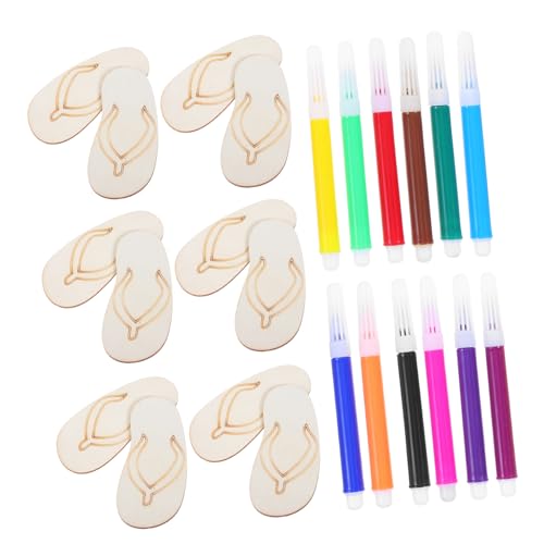 IMIKEYA 1 Satz Hausschuhe Holzchips Home Party Dekoration Hängende Pantoffelornamente Diy Bastelausschnitte Mini-schuhe Selber Machen Strandparty-dekoration Strandparty-ornamente Buchsbaum IMIKEYA 1 Satz Hausschuhe Holzchips Home Party Dekoration Hängende Pantoffelornamente Diy Bastelausschnitte Mini-schuhe Selber Machen Strandparty-dekoration Strandparty-ornamente Buchsbaum von IMIKEYA