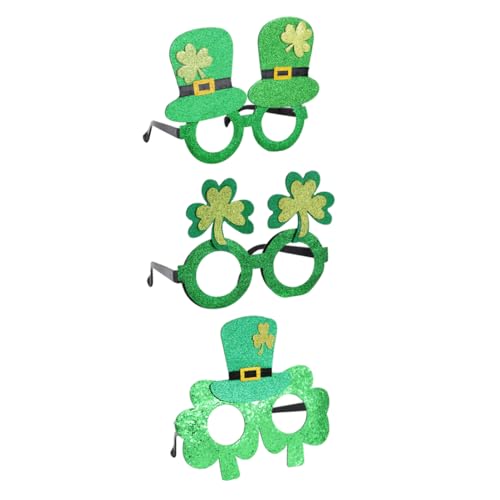 IMIKEYA 1 Satz Kleebrille Festivalparty Schmücken Grüne Dekorationen Kobold Brille Für Paddy Grüne Brillen-requisiten Grüne Glücksbrille Neuartige Brillen Green Plastik 3 Paare IMIKEYA 1 Satz Kleebrille Festivalparty Schmücken Grüne Dekorationen Kobold Brille Für Paddy Grüne Brillen-requisiten Grüne Glücksbrille Neuartige Brillen Green Plastik 3 Paare von IMIKEYA