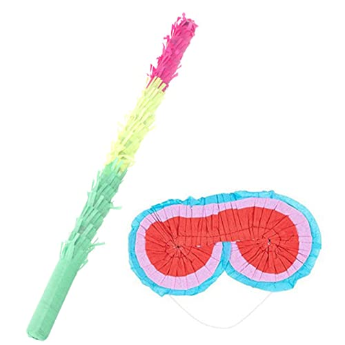 IMIKEYA 1 Satz Pinata mit Bunten Schlägern und Augenmaske für Teiliges Partyzubehör für Geburtstagsfeiern Spiele und Feierlichkeiten Sicher und Leicht für Unvergesslichen Spaß IMIKEYA 1 Satz Pinata mit Bunten Schlägern und Augenmaske für Teiliges Partyzubehör für Geburtstagsfeiern Spiele und Feierlichkeiten Sicher und Leicht für Unvergesslichen Spaß von IMIKEYA