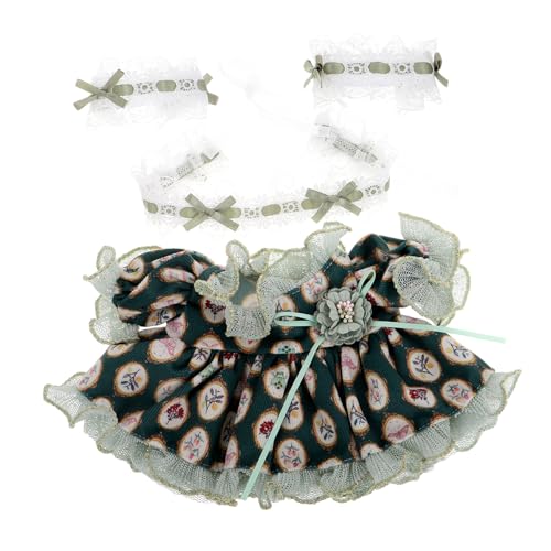 IMIKEYA 1 Satz Puppenkleidung Prinzessinkleid Puppen Accessoires Puppenaccessoires puppenkleider Set Zubehör für Babypuppen Babydoll Kleidung Kleid für Puppe Stoff von IMIKEYA