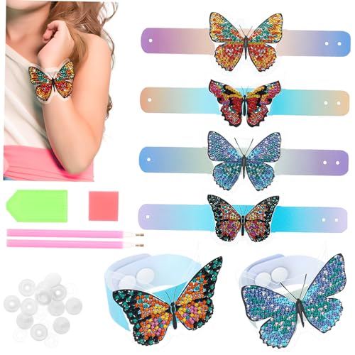 IMIKEYA 1 Satz Schmuck-Kits Schmuck Schmetterling Herstellung Schmetterlings-Diamantkunst dein Schmetterlingsarmband DIY Bracelet Kit Diamant-Zeichnungs-Kit Harzbohrer IMIKEYA 1 Satz Schmuck-Kits Schmuck Schmetterling Herstellung Schmetterlings-Diamantkunst dein Schmetterlingsarmband DIY Bracelet Kit Diamant-Zeichnungs-Kit Harzbohrer von IMIKEYA