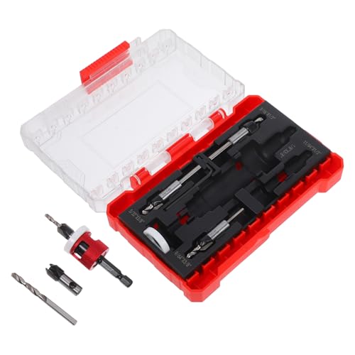 IMIKEYA 1 Satz Senkbohrer Set mit Tiefenanschlag Teiliges Werkzeug für Präzises Bohren Langlebige Materialien für Holzverarbeitung und Genaue Schraubenlöcher IMIKEYA 1 Satz Senkbohrer Set mit Tiefenanschlag Teiliges Werkzeug für Präzises Bohren Langlebige Materialien für Holzverarbeitung und Genaue Schraubenlöcher von IMIKEYA