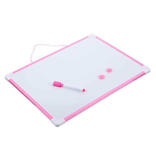 IMIKEYA 1 Satz kleine Tafel trocken löschen Name variable Nachrichtentafel staffelei Whiteboard magnetisches Zeichenbrett handgeschriebenes Nachrichtenbrett PVC Rosa von IMIKEYA