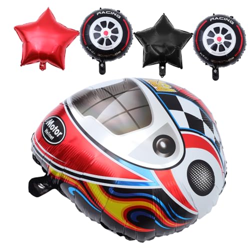 IMIKEYA 1 Set Autohelm Reifenballon Partyballons Rennwagenballons Geburtstagsballons Geburtstagsparty Requisitenballons Partydekorationen Auto Themenballons Helmballons Aluminiumfolie IMIKEYA 1 Set Autohelm Reifenballon Partyballons Rennwagenballons Geburtstagsballons Geburtstagsparty Requisitenballons Partydekorationen Auto Themenballons Helmballons Aluminiumfolie von IMIKEYA