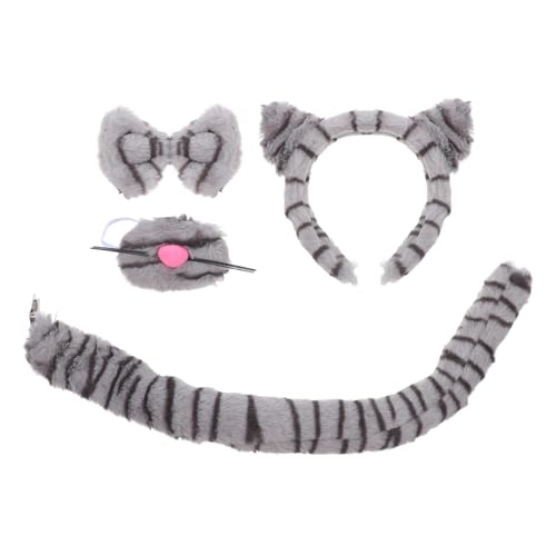 IMIKEYA 1 Set Tierkopfschmuck Mit Leopardenmuster Karnevalsparty Requisiten Cosplay Kopfbedeckung Karnevals Leoparden Accessoire Leoparden Stirnband Karnevals Leoparden Cosplay von IMIKEYA