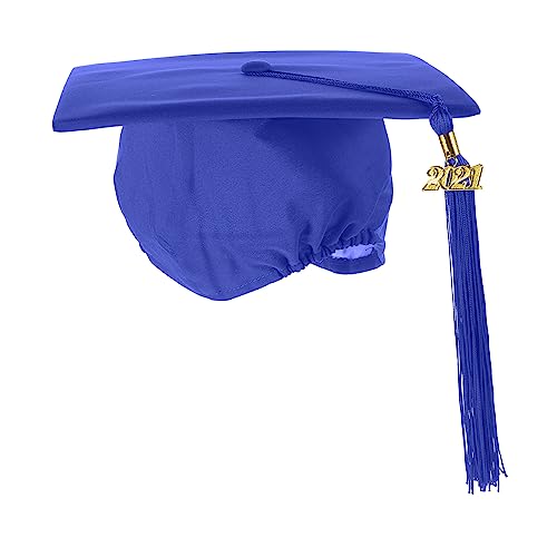 IMIKEYA 1 Stk Abiturmütze schwarze Abschlusskappe Abschlussfoto-Requisiten Hüte Tiara aussagekräftige Abschlusskappe Abschlusshut 2021 Mode Zylinder Quaste Partyhut Kind von IMIKEYA