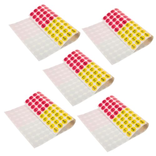 IMIKEYA 10 Blatt Teiliges Bunte Preisschilder Aufkleber für Supermarkt Einzelhandel Kleine Unternehmen Einfach Anzubringen Vielseitig Verwendbar für Verkaufsaktionen und Markierung IMIKEYA 10 Blatt Teiliges Bunte Preisschilder Aufkleber für Supermarkt Einzelhandel Kleine Unternehmen Einfach Anzubringen Vielseitig Verwendbar für Verkaufsaktionen und Markierung von IMIKEYA