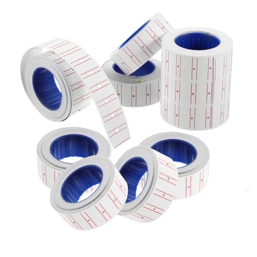 IMIKEYA 10 Rollen Preisetiketten Papier Etiketten pro Rolle Selbstklebende Preisetiketten für Supermärkte Märkte und Einzelhandel für Effizientes Beschriften und Preisauszeichnung IMIKEYA 10 Rollen Preisetiketten Papier Etiketten pro Rolle Selbstklebende Preisetiketten für Supermärkte Märkte und Einzelhandel für Effizientes Beschriften und Preisauszeichnung von IMIKEYA