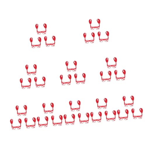 IMIKEYA 10 Sätze Krabbenförmige Brillen Lustige Partybrille Für Foto Requisiten Kostümzubehör Für Erwachsene Für Festivals Halloween Und Cosplay Veranstaltungen 3 Stück * 10 IMIKEYA 10 Sätze Krabbenförmige Brillen Lustige Partybrille Für Foto Requisiten Kostümzubehör Für Erwachsene Für Festivals Halloween Und Cosplay Veranstaltungen 3 Stück * 10 von IMIKEYA
