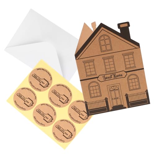 IMIKEYA 10 Satz Grußkarte Zum Neuen Neue Hauskarte Einladungskarten Für Brautjungfern Bären-mittelstücke Für Die Babyparty Winter-babyparty-dekorationen Mädchen Coffee Papier IMIKEYA 10 Satz Grußkarte Zum Neuen Neue Hauskarte Einladungskarten Für Brautjungfern Bären-mittelstücke Für Die Babyparty Winter-babyparty-dekorationen Mädchen Coffee Papier von IMIKEYA