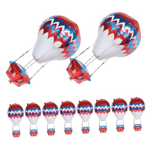 IMIKEYA 10 Stück Ballon aus Aluminiumfolie luftballons aufblasbar Dekoration für Feierlichkeiten Riesige Ballons Heißluftballon Ballons Heißluftballon-Mittelstücke aus Aluminiumfolie IMIKEYA 10 Stück Ballon aus Aluminiumfolie luftballons aufblasbar Dekoration für Feierlichkeiten Riesige Ballons Heißluftballon Ballons Heißluftballon-Mittelstücke aus Aluminiumfolie von IMIKEYA