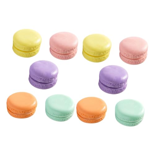 IMIKEYA 10 Stück Gefälschter Kuchen Makkaron Backen Miniatur-Macaron Künstliches Macaron-Modell gefälschter Macaron Kuchen-Dessert-Modell künstliche Dessert -Verzierung PVC IMIKEYA 10 Stück Gefälschter Kuchen Makkaron Backen Miniatur-Macaron Künstliches Macaron-Modell gefälschter Macaron Kuchen-Dessert-Modell künstliche Dessert -Verzierung PVC von IMIKEYA