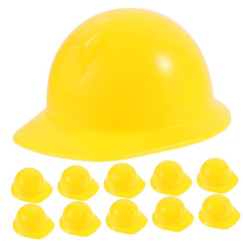 IMIKEYA 10 Stück Helmmodellspielzeug Mini-Puppenhelme Puppenhut Puppe Mini-Helme Mini-Sicherheitshut- Minihelm für Puppe klein Miniaturpuppenhaus -Baseballkappen Mini-Bauhut Abs Gelb IMIKEYA 10 Stück Helmmodellspielzeug Mini-Puppenhelme Puppenhut Puppe Mini-Helme Mini-Sicherheitshut- Minihelm für Puppe klein Miniaturpuppenhaus -Baseballkappen Mini-Bauhut Abs Gelb von IMIKEYA
