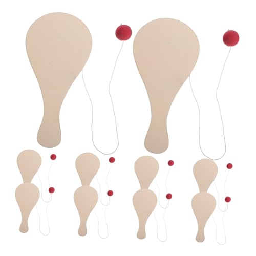 IMIKEYA 10 Stück Holz Paddle Ball für Unbemalt DIY Bastelspielzeug Fördert Kreativität und Hand Augen Koordination für Familienaktivitäten und Geburtstagsfeiern IMIKEYA 10 Stück Holz Paddle Ball für Unbemalt DIY Bastelspielzeug Fördert Kreativität und Hand Augen Koordination für Familienaktivitäten und Geburtstagsfeiern von IMIKEYA