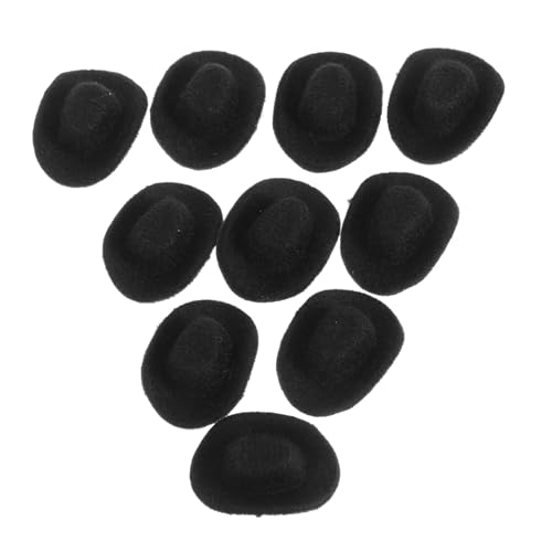 IMIKEYA 10 Stück Kleine Hut-kopfbedeckung Puppenhüte Kleiner Zylinder Diy Mini-zylinder Kleine Hüte Mini-hüte Minihüte Zum Basteln Black IMIKEYA 10 Stück Kleine Hut-kopfbedeckung Puppenhüte Kleiner Zylinder Diy Mini-zylinder Kleine Hüte Mini-hüte Minihüte Zum Basteln Black von IMIKEYA