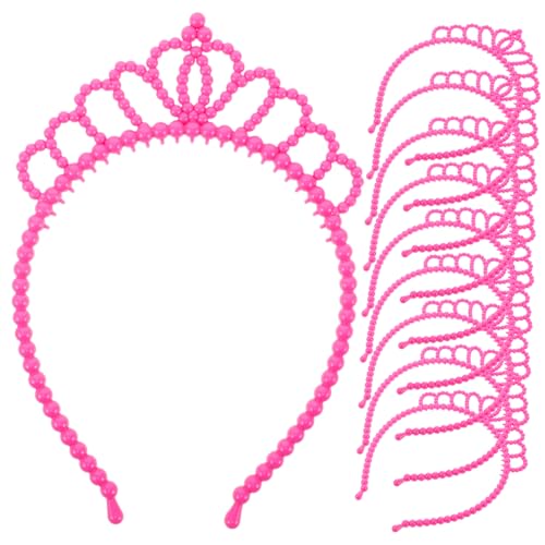 IMIKEYA 10 Stück Krone Stirnband Rave Prinzessin heiraten funkelnd Bands Geburtstagskronen für Mädchenkrone Hochzeit Stirnband Kronenkinder Kinderkrone Plastik Rosy IMIKEYA 10 Stück Krone Stirnband Rave Prinzessin heiraten funkelnd Bands Geburtstagskronen für Mädchenkrone Hochzeit Stirnband Kronenkinder Kinderkrone Plastik Rosy von IMIKEYA