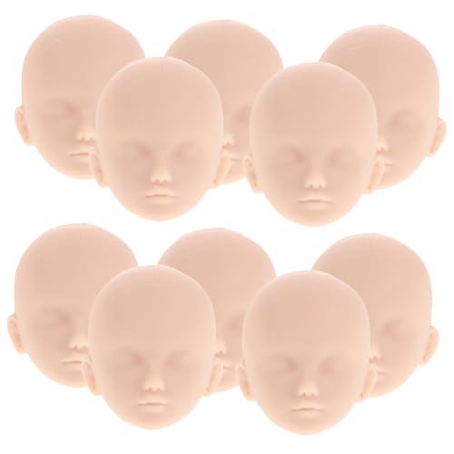 IMIKEYA 10 Stück Make-up-Puppenkopf Üben Sie Make-up-Gesicht Schaufensterpuppenkopf für Make-up-Übungen schminkpuppe puppenköpfe Puppenteile Zubehör für die Puppenherstellung Plastik IMIKEYA 10 Stück Make-up-Puppenkopf Üben Sie Make-up-Gesicht Schaufensterpuppenkopf für Make-up-Übungen schminkpuppe puppenköpfe Puppenteile Zubehör für die Puppenherstellung Plastik von IMIKEYA