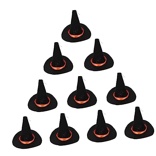 IMIKEYA 10 Stück Mini Hexenhüte für Halloween Kreative Partyhüte für Flaschen Witzige Dekoration für Getränke und Feiern DIY Bastelaccessoires für Festliche Anlässe IMIKEYA 10 Stück Mini Hexenhüte für Halloween Kreative Partyhüte für Flaschen Witzige Dekoration für Getränke und Feiern DIY Bastelaccessoires für Festliche Anlässe von IMIKEYA