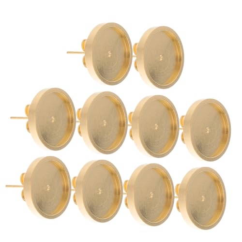 IMIKEYA 10 Stück Ohrstecker Rohlinge DIY Ohrschmuck Zubehör Innenmaß Langlebig für Ohrringe für Schmuckherstellung IMIKEYA 10 Stück Ohrstecker Rohlinge DIY Ohrschmuck Zubehör Innenmaß Langlebig für Ohrringe für Schmuckherstellung von IMIKEYA