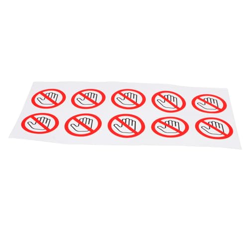 IMIKEYA 10 Stück Pack Rund Aufkleber Nicht Berühren Selbstklebende Warnlabel für Empfindliche Geräte und Oberflächen Hohe Druckqualität Stark Haftend für Sicherheitsanwendungen IMIKEYA 10 Stück Pack Rund Aufkleber Nicht Berühren Selbstklebende Warnlabel für Empfindliche Geräte und Oberflächen Hohe Druckqualität Stark Haftend für Sicherheitsanwendungen von IMIKEYA