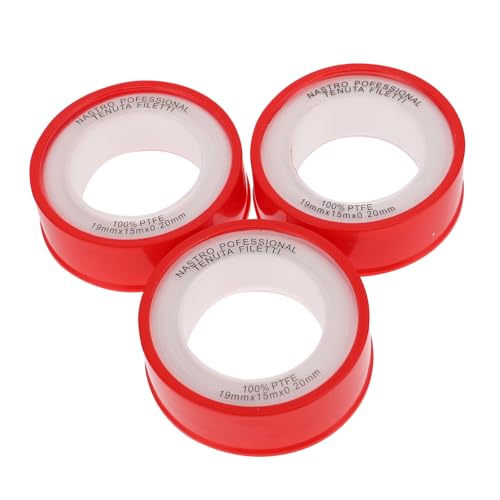 IMIKEYA 10 Stück Ptfe Gewindedichtband Hochwertige Klebebänder für Sanitärinstallationen und Abdichtungen für Wasserleitungen und Gartenanschlüsse Langlebig und Flexibel von IMIKEYA