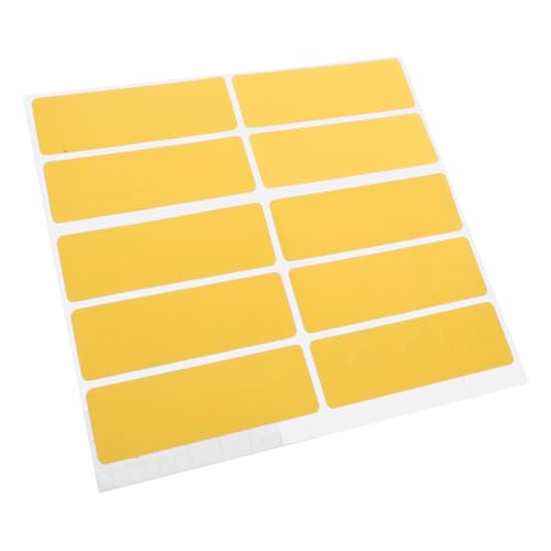 IMIKEYA 10 Stück Selbstklebende Standortmarkierungssticker für Schreibtisch Arbeitsplatte Effiziente Etiketten zur Organisation für Büro Schule Heimgebrauch Gelb IMIKEYA 10 Stück Selbstklebende Standortmarkierungssticker für Schreibtisch Arbeitsplatte Effiziente Etiketten zur Organisation für Büro Schule Heimgebrauch Gelb von IMIKEYA