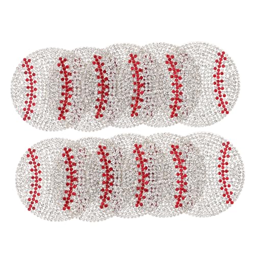 IMIKEYA 10 Stück Teiliges Baseball Patches mit Glitzersteinen Selbstklebend und Bügelbar Langlebige Applikationen für Diy Kleidung Schuhe und Hüte Einfach Anzubringen Strahlender Schmuck IMIKEYA 10 Stück Teiliges Baseball Patches mit Glitzersteinen Selbstklebend und Bügelbar Langlebige Applikationen für Diy Kleidung Schuhe und Hüte Einfach Anzubringen Strahlender Schmuck von IMIKEYA