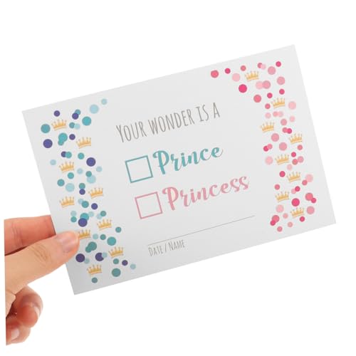 IMIKEYA 10 Stück Teiliges Shower Einladungskarten mit Geschlechtsverkündender Gestaltung Praktische und Kreative Gender Reveal Karten für Jungen und Mädchen mit Niedlichen Illustrationen IMIKEYA 10 Stück Teiliges Shower Einladungskarten mit Geschlechtsverkündender Gestaltung Praktische und Kreative Gender Reveal Karten für Jungen und Mädchen mit Niedlichen Illustrationen von IMIKEYA