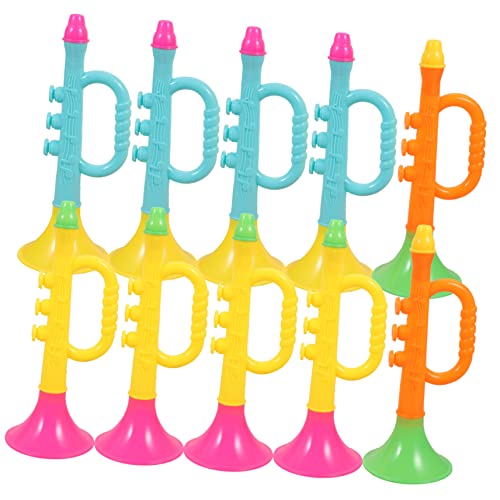 IMIKEYA 10 Stück Teiliges Trompeten Musikinstrumente für Frühe Musikalische Material Kreative Spielzeuge zur Entwicklung Musikalischer Fähigkeiten Zufällige Farbe IMIKEYA 10 Stück Teiliges Trompeten Musikinstrumente für Frühe Musikalische Material Kreative Spielzeuge zur Entwicklung Musikalischer Fähigkeiten Zufällige Farbe von IMIKEYA