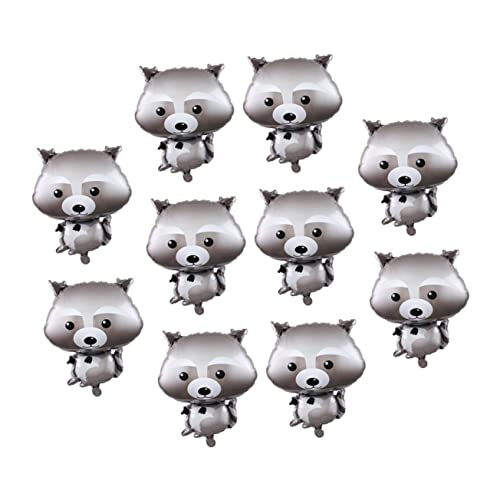 IMIKEYA 10 Stück tierischer Ballon Waschbär Pfote Lustige Luftballons Dekorationen party liefert luftballons tierischer Folienballon tierischer Aluminiumballon Aluminiumfolie Grau IMIKEYA 10 Stück tierischer Ballon Waschbär Pfote Lustige Luftballons Dekorationen party liefert luftballons tierischer Folienballon tierischer Aluminiumballon Aluminiumfolie Grau von IMIKEYA