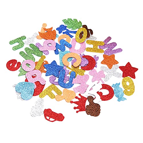 IMIKEYA 100 Stück Eva Glitzer Sticker Kreative Lustige und Lehrreiche Aufkleber für Dekorative für Frühkindliches Lernen im Kindergarten für Bastelprojekte und Dekoration IMIKEYA 100 Stück Eva Glitzer Sticker Kreative Lustige und Lehrreiche Aufkleber für Dekorative für Frühkindliches Lernen im Kindergarten für Bastelprojekte und Dekoration von IMIKEYA