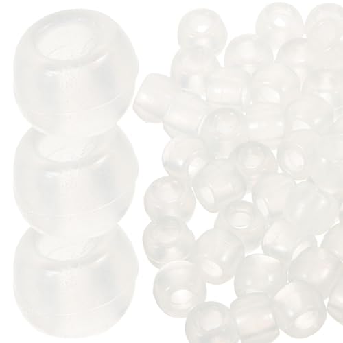 IMIKEYA 1000 Stück UV Perlen Farbwechsel zum Schmuckherstellung DIY Basteln Sonne Perlen Im Dunkeln leuchten 6 x 8 mm Schmuck Bastelperlen zum Auffädeln - 7 Farben von IMIKEYA