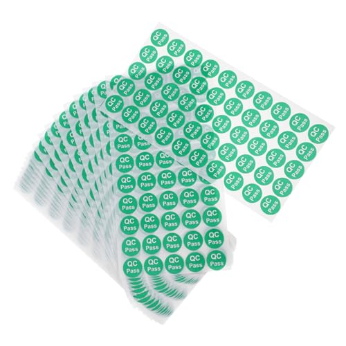 IMIKEYA 1000Stücke Qc Bestandene Aufkleber Selbstklebende Qualitätsetiketten für Lagerprodukte Runde Status Tags Langlebig Einfach Anzubringen IMIKEYA 1000Stücke Qc Bestandene Aufkleber Selbstklebende Qualitätsetiketten für Lagerprodukte Runde Status Tags Langlebig Einfach Anzubringen von IMIKEYA