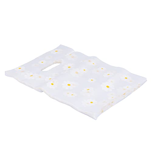 IMIKEYA 100Stücke Blumenmuster Plastiktüten Tragetaschen für Schmuck Kleine Artikel Frisch für Zuhause Geschäfte von IMIKEYA
