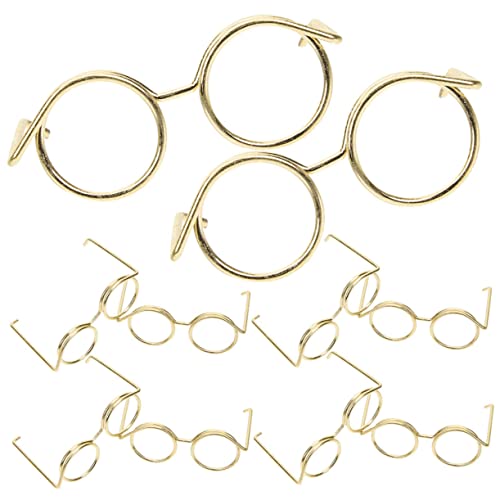 IMIKEYA 10Stücke Puppenbrille Brillen Requisiten Für Puppen Und Actionfiguren Runde Goldene Rahmen Ohne Gläser Zubehör Für Puppenkleidung Und DIY Projekte IMIKEYA 10Stücke Puppenbrille Brillen Requisiten Für Puppen Und Actionfiguren Runde Goldene Rahmen Ohne Gläser Zubehör Für Puppenkleidung Und DIY Projekte von IMIKEYA