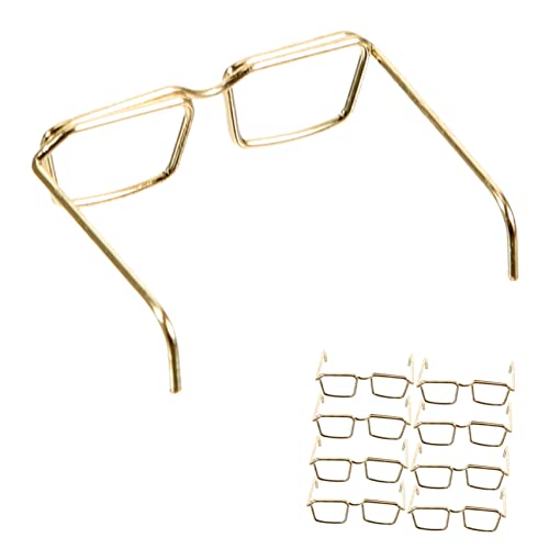 IMIKEYA 10Stücke Puppenbrille Metallrahmen Für Puppen Dekorative Brillen Ohne Gläser Klassisches Puppenzubehör Zum Ankleiden IMIKEYA 10Stücke Puppenbrille Metallrahmen Für Puppen Dekorative Brillen Ohne Gläser Klassisches Puppenzubehör Zum Ankleiden von IMIKEYA