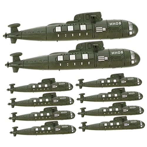 IMIKEYA 10Stücke Teiliges Boote Modellspielzeug für Tischdekoration Retro Marineausrüstung Langlebig und Detailgetreu für Sandkasten Szenen und Themenräume von IMIKEYA