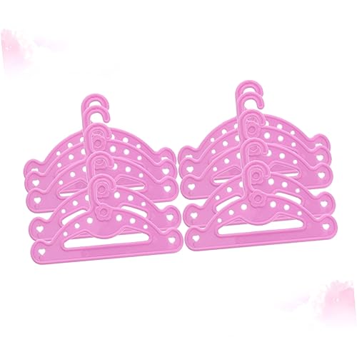 IMIKEYA 10stücke Puppen Kleiderbügel Einfache Puppen Kleidung Haken Puppenzubehör Kleidungshalter Miniatur Haus Accessoires von IMIKEYA
