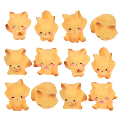 IMIKEYA 12 Mini-fuchsfiguren: Niedliche Tier-kuchenaufsätze – Realistischer Feengarten-Fuchs – Armaturenbrett-Tier Für Hochzeitstischdekoration Und Babyparty- IMIKEYA 12 Mini-fuchsfiguren: Niedliche Tier-kuchenaufsätze – Realistischer Feengarten-Fuchs – Armaturenbrett-Tier Für Hochzeitstischdekoration Und Babyparty- von IMIKEYA