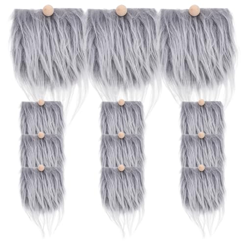 IMIKEYA 12 Sätze künstlicher Puppenbart Kunstbart Gnom Fälschung falscher Schnurrbart Holzperle und Bärte Zubehör für die Herstellung von Weihnachtspuppen Kiefer Grey IMIKEYA 12 Sätze künstlicher Puppenbart Kunstbart Gnom Fälschung falscher Schnurrbart Holzperle und Bärte Zubehör für die Herstellung von Weihnachtspuppen Kiefer Grey von IMIKEYA