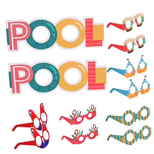 IMIKEYA 12 Stück Bunte 3D -Brille Strand Party Requisiten für Luau-Fotoautomaten Hawaiianische Fotokabine Requisiten Brillen Foto Requisiten Hawaii-Brille Luau Hawaiian Sonnenbrille Papier IMIKEYA 12 Stück Bunte 3D -Brille Strand Party Requisiten für Luau-Fotoautomaten Hawaiianische Fotokabine Requisiten Brillen Foto Requisiten Hawaii-Brille Luau Hawaiian Sonnenbrille Papier von IMIKEYA