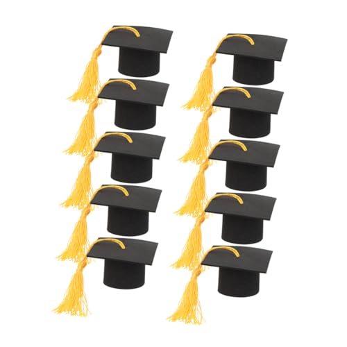 IMIKEYA 12 Stück Dekoration der Abschlusstorte winzige Abschlusshüte Mini-Grad-Hüte Krone Pop Abschlusskappe Cake Topper Mini -Abschlusskappe Cupcake Topper Polyester Black IMIKEYA 12 Stück Dekoration der Abschlusstorte winzige Abschlusshüte Mini-Grad-Hüte Krone Pop Abschlusskappe Cake Topper Mini -Abschlusskappe Cupcake Topper Polyester Black von IMIKEYA