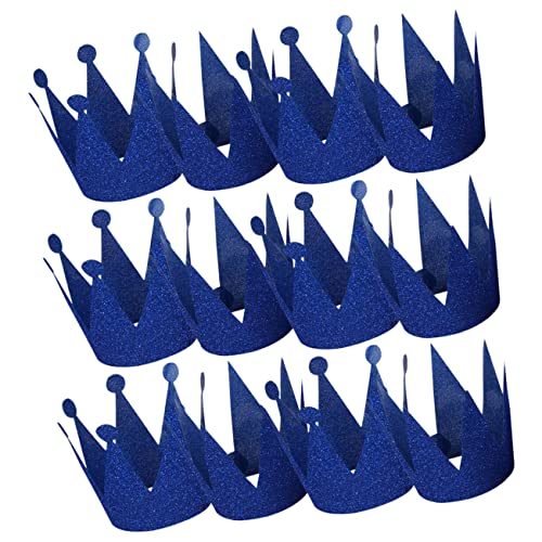 IMIKEYA 12 Stück Geburtstagshut Geburtstagsdekorationen für Erwachsene Geburtstagsfeier Stütze Hüte Kronen Partyhut Kindergeburtstagsmütze Partykrone aus Papier Blue IMIKEYA 12 Stück Geburtstagshut Geburtstagsdekorationen für Erwachsene Geburtstagsfeier Stütze Hüte Kronen Partyhut Kindergeburtstagsmütze Partykrone aus Papier Blue von IMIKEYA