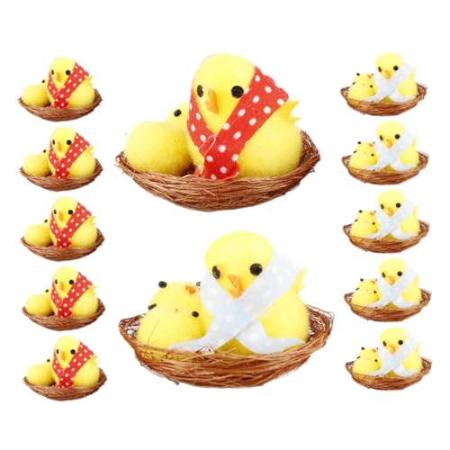 IMIKEYA 12 Stück Osterküken Hühnerfigur Kleine Küken Flauschige Chenilleküken Flauschige Mini-küken Simuliertes Küken Hähnchen-stofftiere Simulierte Kükenverzierung Küken Dekore Plastik IMIKEYA 12 Stück Osterküken Hühnerfigur Kleine Küken Flauschige Chenilleküken Flauschige Mini-küken Simuliertes Küken Hähnchen-stofftiere Simulierte Kükenverzierung Küken Dekore Plastik von IMIKEYA