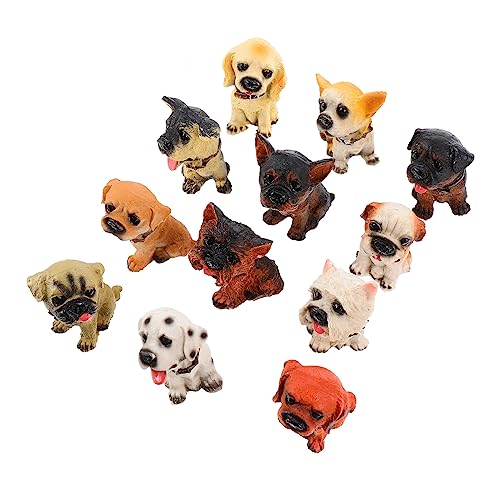 IMIKEYA 12 Stück Teiliges Hundefiguren Spielset Realistische Detailgetreue Welpenfiguren aus Harz Charmante Tischdekoration für Hundeliebhaber für Partys und Wohnräume IMIKEYA 12 Stück Teiliges Hundefiguren Spielset Realistische Detailgetreue Welpenfiguren aus Harz Charmante Tischdekoration für Hundeliebhaber für Partys und Wohnräume von IMIKEYA