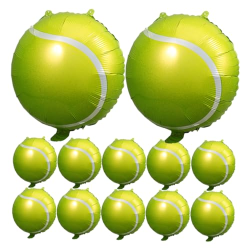 IMIKEYA 12 Stück Tennisballon Rosa Hängend Tennisparty Blaue Luftballons Jumbo-tennisball Sortiert Ballons Helium Folienballons Party Thema Dekorationen Aluminiumfolie Grün IMIKEYA 12 Stück Tennisballon Rosa Hängend Tennisparty Blaue Luftballons Jumbo-tennisball Sortiert Ballons Helium Folienballons Party Thema Dekorationen Aluminiumfolie Grün von IMIKEYA
