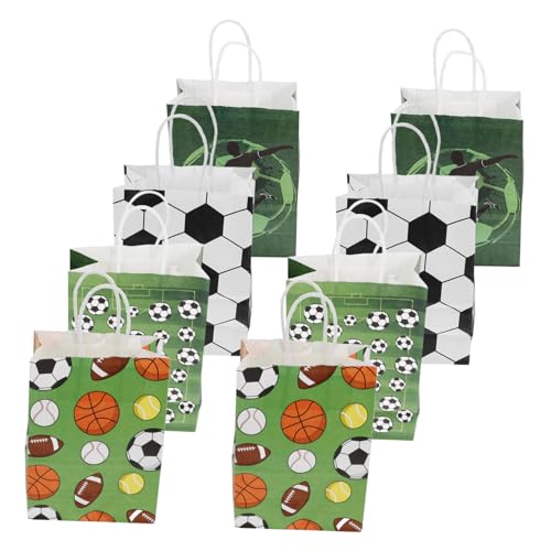 IMIKEYA 12 Stück Tüte aus Kraftpapier Fußball Geschenktüten Sportliche Geschenktüten Fußball verpacken Fußball Geschenkbeutel Fußball-Leckerli-Boxen Fußballtaschen für Leckereien IMIKEYA 12 Stück Tüte aus Kraftpapier Fußball Geschenktüten Sportliche Geschenktüten Fußball verpacken Fußball Geschenkbeutel Fußball-Leckerli-Boxen Fußballtaschen für Leckereien von IMIKEYA
