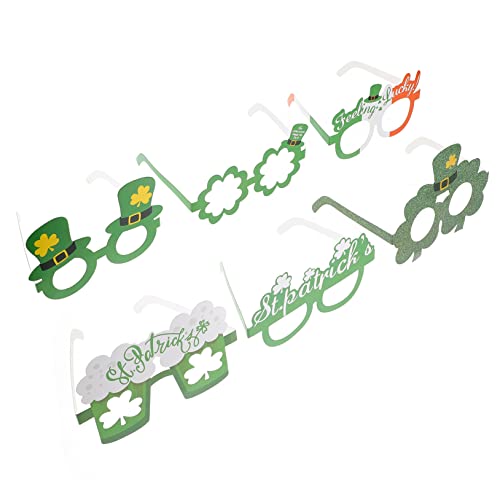 IMIKEYA 12 Stück lustige brille Patricks Heilige vier Kleeblatt Tag faschingsbrille karnevalsbrille Festivalzubehör witzige brillen schnapsgläser Foto -Requisiten Partyzubehör Green IMIKEYA 12 Stück lustige brille Patricks Heilige vier Kleeblatt Tag faschingsbrille karnevalsbrille Festivalzubehör witzige brillen schnapsgläser Foto -Requisiten Partyzubehör Green von IMIKEYA
